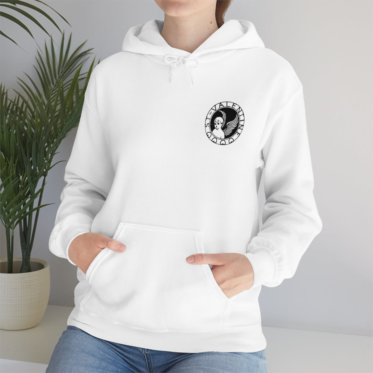 SAINT HEARTS "St.Valentine" LIMITED EDITION Unisex Hoodie (White)