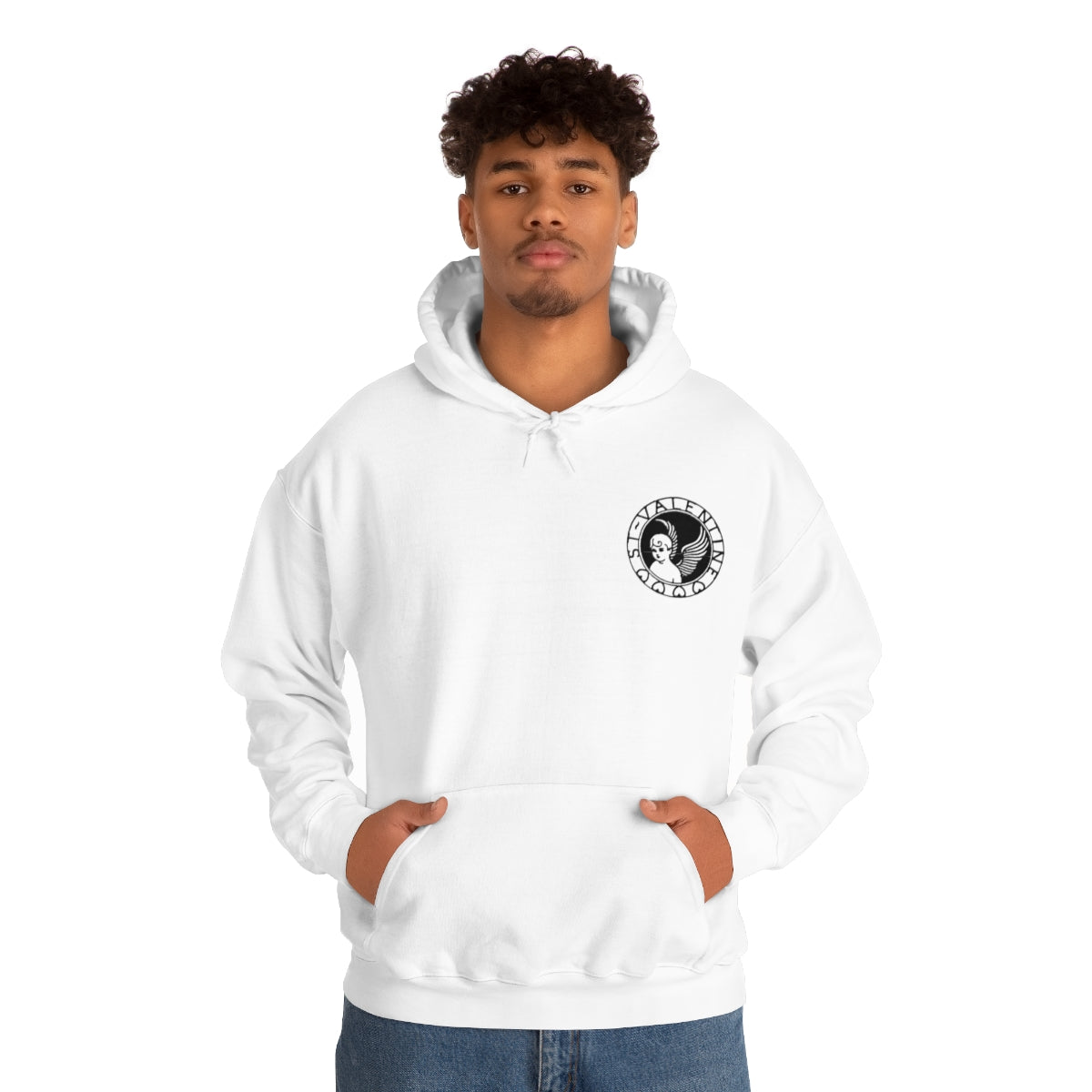 SAINT HEARTS "St.Valentine" LIMITED EDITION Unisex Hoodie (White)